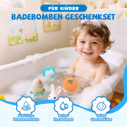 🔥PAASUITVERKOOP 70% KORTING⚡Meer dan 50.000 verkocht!🎁🛁Bath Bomb-cadeauset voor kinderen