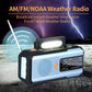 📻 NU 50% KORTING! ☀️ Noodweerradio op zonne-energie en handslinger – NOAA-meldingen, powerbank & ingebouwde zaklamp 🔋