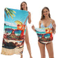 2-in-1 bedrukte strandtas-rugzak