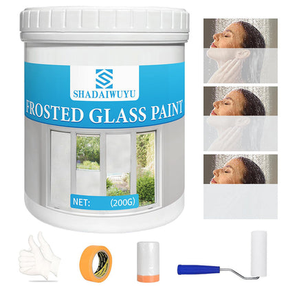 Matte, matte, doorschijnende glascoa