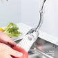 💦 Flexibele Keukenkraanopzetstuk | 360° Draaibaar & Dubbele Spray | Helpt Spatwater in de Keuken Beperken