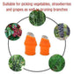 🌿👍 Duimmes voor tuinieren – Roestvrijstalen vingermes voor het oogsten van groenten, fruit en bloemen