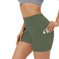 Dames Hoge Taille Yoga Shorts met Buikcontrole