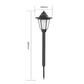 Vintage Zonne-energie Hexagonale Tuinlamp