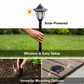 Vintage Zonne-energie Hexagonale Tuinlamp