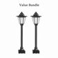 Vintage Zonne-energie Hexagonale Tuinlamp
