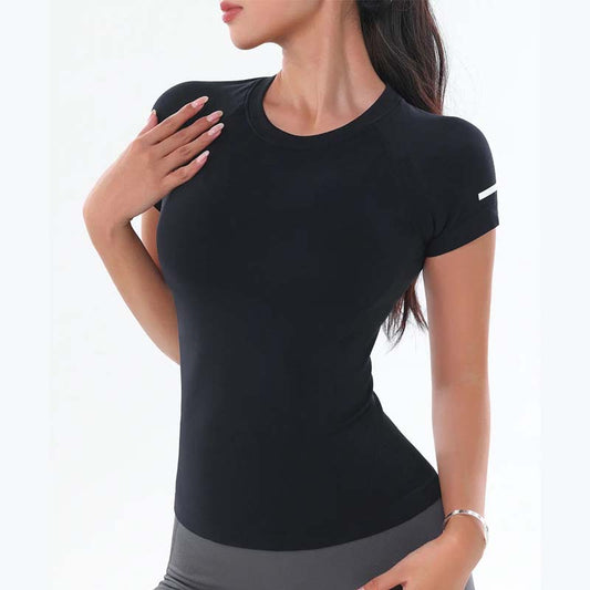 Slim-fit T-shirt voor dames met sneldrogende eigenschappen