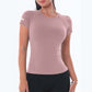 Slim-fit T-shirt voor dames met sneldrogende eigenschappen