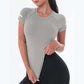 Slim-fit T-shirt voor dames met sneldrogende eigenschappen