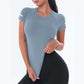 Slim-fit T-shirt voor dames met sneldrogende eigenschappen