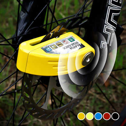 Een krachtige afschrikking van 110 dB!🚨 Schijfremslot voor motorfietsen en fietsen met alarmfunctie🔒