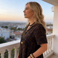 ❤️‍🔥Dames V-hals luipaardprint maxi-jurk