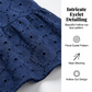 Dames kanten babydoll jurk – zwierig en luchtig