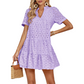 Dames kanten babydoll jurk – zwierig en luchtig