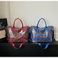 🌺 50% KORTING 💐 Vrouwen Geruite PVC Tote Bag