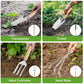 Robuuste 9-delige set tuingereedschap