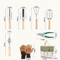 Robuuste 9-delige set tuingereedschap