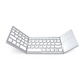 💥【50% OFF】🔥 Driemaal Opvouwbaar Bluetooth Toetsenbord | Vouwt tot Smartphoneformaat | Ingebouwd Touchpad | Stille Schaarmechanisme | Bluetooth 5.1 | Verbind 3 Apparaten, Schakel met Één Knop | Voor Tablet/Telefoon/Laptop | 3 Kleuren: Zwart/Wit/Grijs