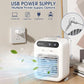 🌞Fris De Lente In Met 52% Korting!❄️Mini Aircooler & Luchtbevochtiger (USB) | Draagbare Luchtkoeler voor Slaapkamer & Bureau | Compact en Stil