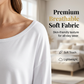 Casual top met lange mouwen en blote schouders voor dames