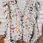 Damesblouse met V-hals, bloemenprint en knoopsluiting☀️Levering binnen 5 werkdagen👜