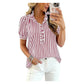 🔥  UITVERKOOP 49%👚 Casual damestop met ruches en pofmouwen
