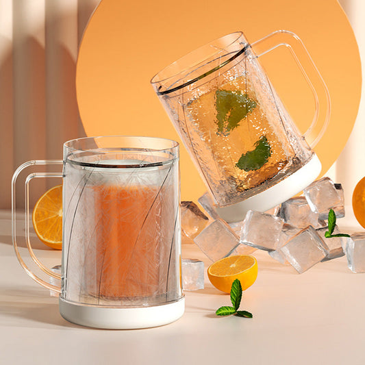 Dubbelwandig glas voor ijskoud bier