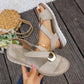 Sandalen met elastische bandjes voor dames met brede voeten