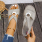 Sandalen met elastische bandjes voor dames met brede voeten