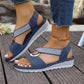 Sandalen met elastische bandjes voor dames met brede voeten