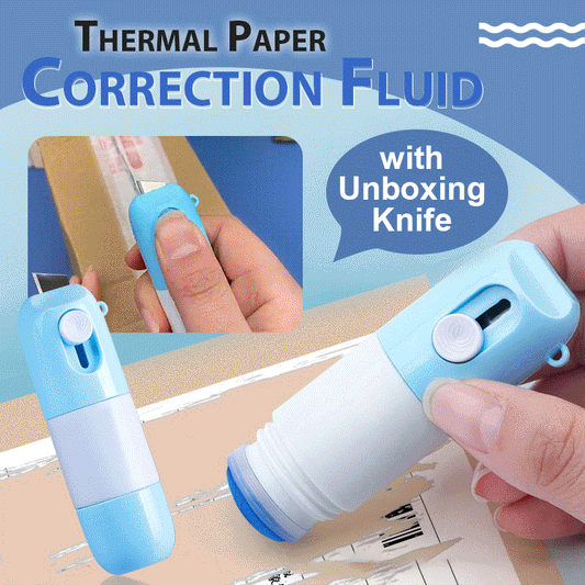 ⚡Thermopapier Correctievloeistof met Uitpakmes