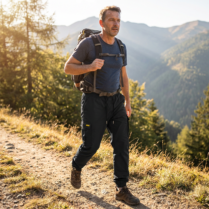 👖50% KORTING🏃 Werkkleding-joggingbroek | Trekkoord in de taille · Duurzaam polyester · Taps toelopende pijpen · Meerdere zakken