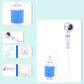 Draagbare douche voor op de camping met waterpomp