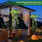 🌿 Solar hanglamp met grasdesign – Sfeervolle tuinverlichting met natuurlijke uitstraling ✨