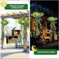 🌿 Solar hanglamp met grasdesign – Sfeervolle tuinverlichting met natuurlijke uitstraling ✨