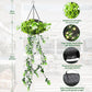 🌿 Solar hanglamp met grasdesign – Sfeervolle tuinverlichting met natuurlijke uitstraling ✨