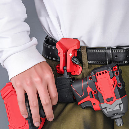 ⏳Tijdelijke aanbieding⏰🔧🛠️ Draagbare zelfvergrendelende holster voor elektrisch gereedschap – Auto-Lock riemclip voor boormachines en slagmoersleutels🔒