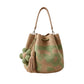 🌞Fris De Lente In Met 50% Korting!🌼Gehaakte Dames Bucketbag met Bloemenmotief – Lichte Boho Schoudertas voor Zomer en Dagelijks Gebruik