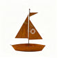 Nieuwe voorjaarscollectie – Tijdelijke aanbieding：Rustic Sailboat Metal Planter