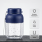 Draagbare sapcentrifuge/blender van 1300 ml met twee deksels en rietje