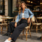 Dames Wide-Leg Crop Pants | Zachte Stof | Met Trekkoord & Zakken | 5 Kleuren | S-2XL