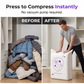 💐 2 kopen, 1 gratis! Vacuümopbergzakken – Bespaar 80% ruimte voor kleding en beddengoed 📦💨 【Beperkte aanbieding】