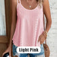 Zomerse mesh-top met spaghettibandjes voor dames