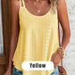 Zomerse mesh-top met spaghettibandjes voor dames