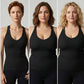 Slim-fit gewatteerde tanktop voor dames