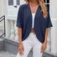 Zacht, casual vest met halflange mouwen voor dames