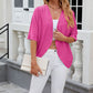 Zacht, casual vest met halflange mouwen voor dames