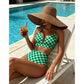 Bikiniset met hoge taille en U-vormige band voor dames