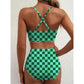 Bikiniset met hoge taille en U-vormige band voor dames