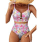Bikiniset met hoge taille en U-vormige band voor dames